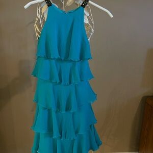 BCBG Teal Blue Dress